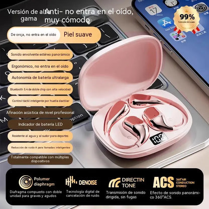 🔋Bežične Bluetooth slušalice bez ugrađenih jastučića za uši, s kukicom za uši i koštanom provodljivošću🎙️🎧
