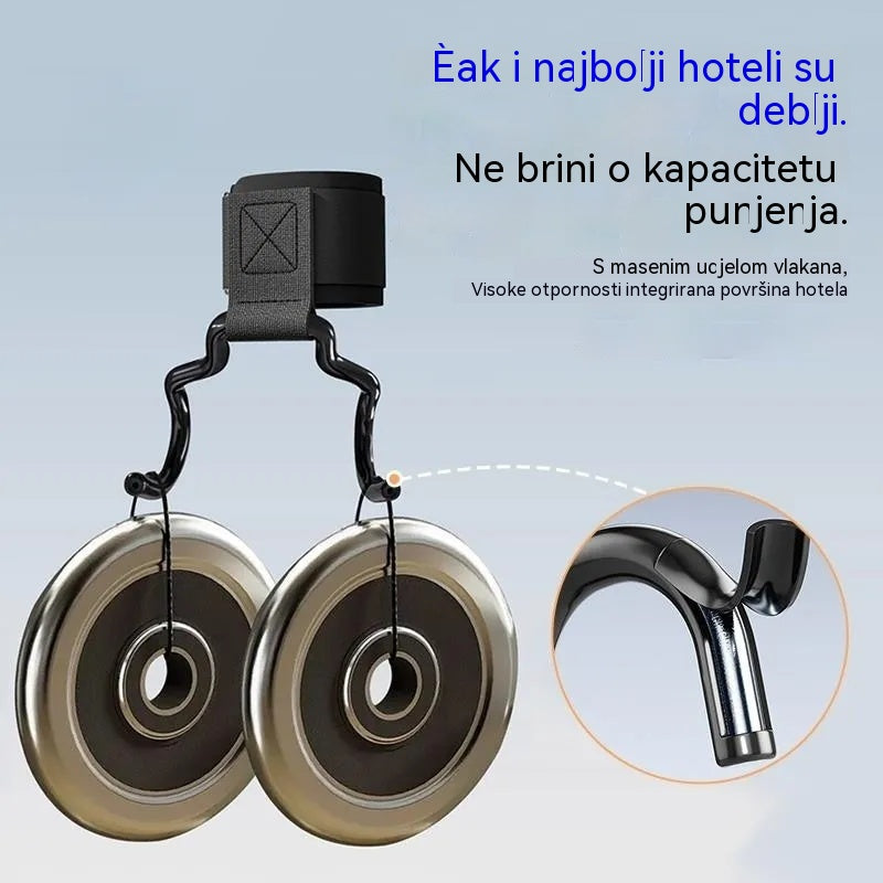 🔥Komplet od 2 fitnes kukice za bodybuilding i dizanje utega, proširena potpora od 125 mm, protuklizne narukvice za ruke, nosivost 250 kg za povlačenja i mrtvo dizanje.