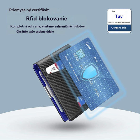 Nevyhnutnosť pre mužov 👛 Minimalistická pánska peňaženka s RFID ochranou 👨