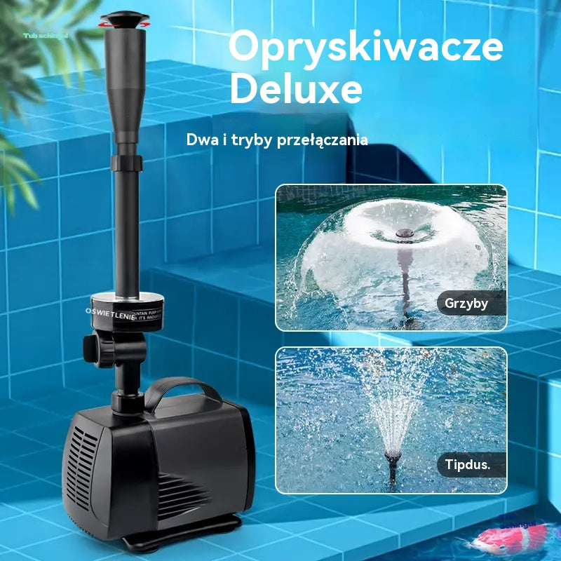 ⛲️Fontanna ogrodowa, staw rybny z pompą zanurzeniową do aquascape (nadaje się do wody o głębokości poniżej 40 cm)