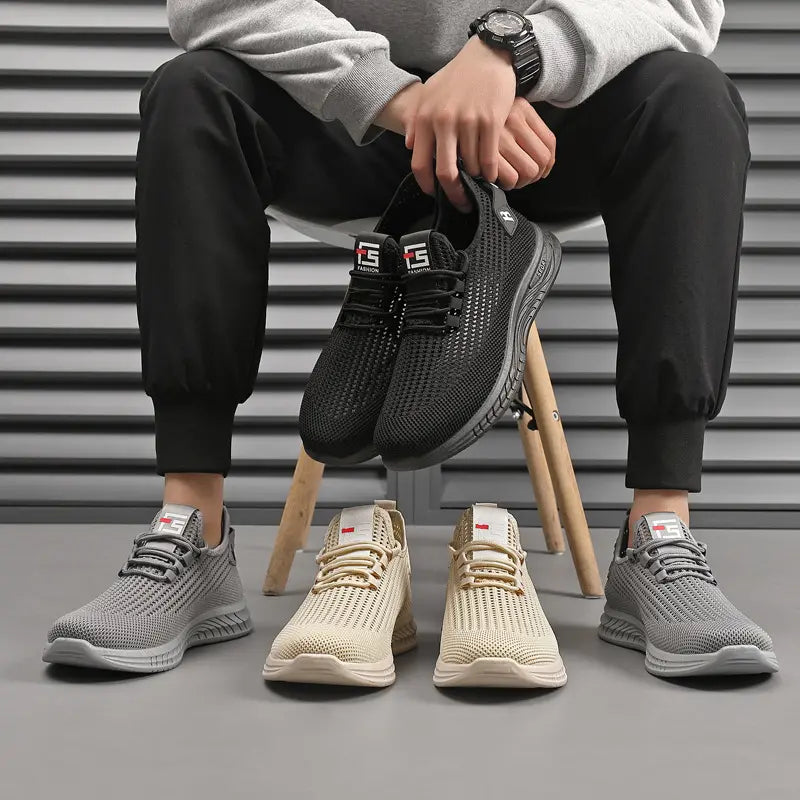 【50% OFF】👟【39-44】Udobne, prozračne, mrežaste, neklizajuće i moderne muške casual cipele.
