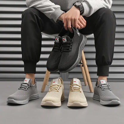 【50% OFF】👟【39-44】Udobne, prozračne, mrežaste, neklizajuće i moderne muške casual cipele.