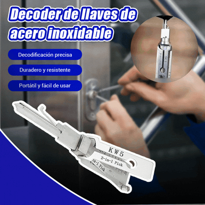 🔐Promociones especiales esta semana🔑 - 49% de descuento🔥Decodificador de llaves de acero inoxidable