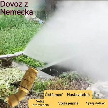 💦【3-dielna sada】Nová celomedená nastaviteľná rozprašovacia medená tryska