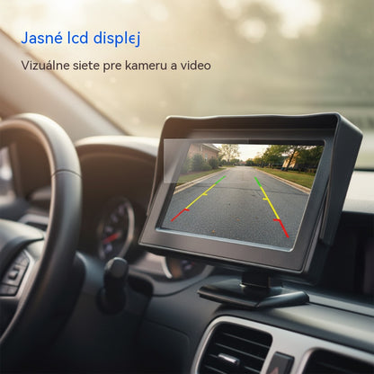Slnečná clona s dvojitým zobrazením. 🚗✨ HD zábavná obrazovka pre vaše auto. 🎬📱
