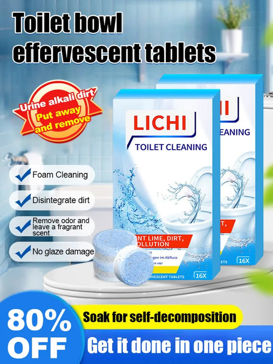 Skuteczne tabletki musujące do czyszczenia toalet