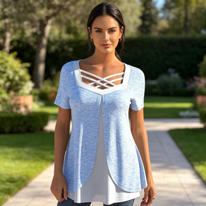 ❤️【S-5XL】Camiseta estampada de talla grande para el verano de 2026
