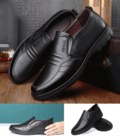 🔥Último día 【Descuento 50%】👞【39-44】Zapatos hombre negocio casual, novedad 2026, suela suave, elegantes y cómodos