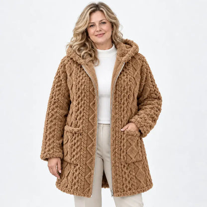 【S-3XL】Bestsellerowy damowy sweter rozpinany na zamek – gładki, dwustronny, pluszowy, casualowy, na jesień i zimę