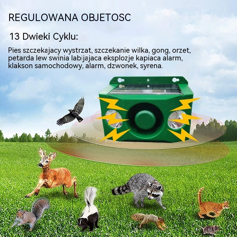 【✨Kup 1 i otrzymaj 1 gratis】🐅🐅Odstraszacz dzikich zwierząt ultradźwiękowy na zewnątrz