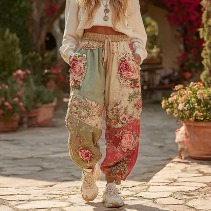 【S-5XL】Nové letné voľné nohavice so širokými nohavicami z bavlny a ľanu