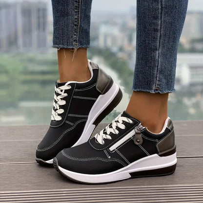 🔥 -50% | Dámske ortopedické tenisky – pohodlné, bočný zips, hrubá podrážka