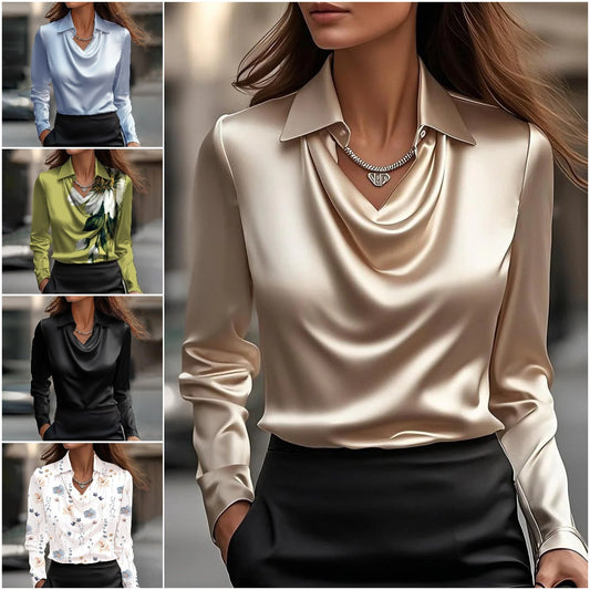 🔥🍁【Jesienna nowość】【S-3XL】🌷Nowa prosta i elegancka koszula damska