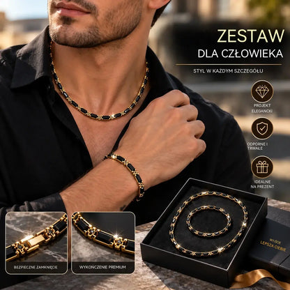 ⏳🔥 50% ZNIŻKI OGRANICZONY CZAS! ⏰ Zestaw błyszczącej biżuterii: odważny, elegancki i najwyższej jakości 💎✨