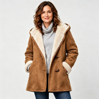 🐏🥼50% OFF💖Elegantna i topla ženska jakna s podstavom od imitacije brušene kože, veličine S-5XL, ležerna zimska jakna