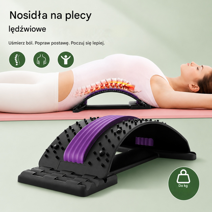 🔥 Ulga 3 w 1 magnes, akupresura i trakcja. Terapia magnetyczna, akupunktura, masaż na odcinek lędźwiowy