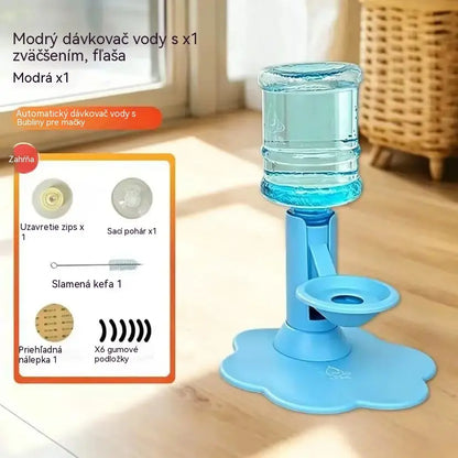 🐾 Automatický dávkovač vody pre domáce zvieratá – samonapĺňanie pomocou gravitácie; miska na vodu pre psov a mačky