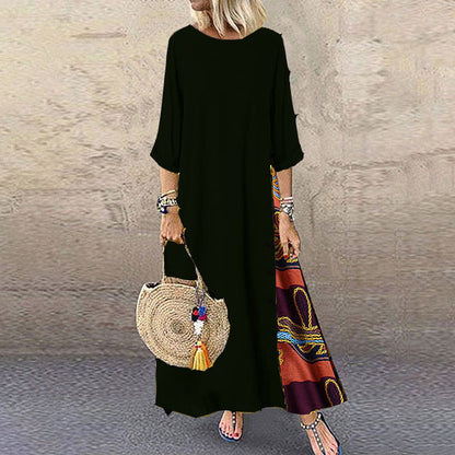 🌾【Horúci výpredaj】💕[M-5XL] Nové letné ľanové retro šaty – mäkké a príjemné na dotyk