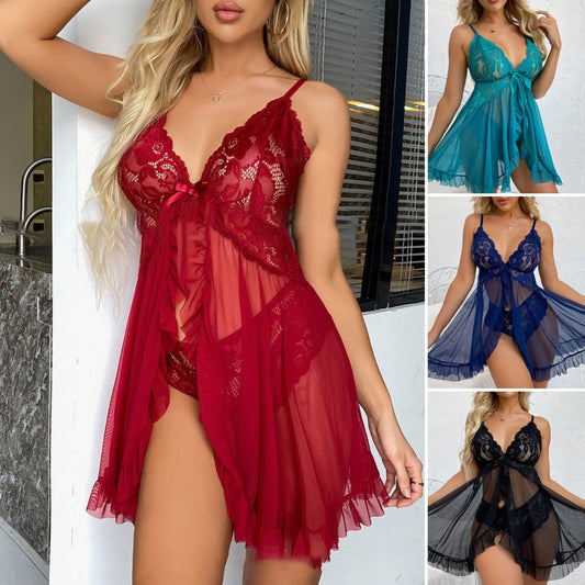 【S–3XL】🔥💝 Čipkované sexy push-up spodné prádlo