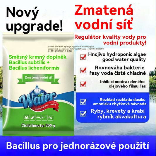 🐟🌊🔬500g Prémiový prášok do jazierka | Čistič vody a kontrola rias 🐟🌊🔬