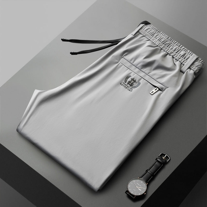 🔥Hit Sprzedaży 【Rabat 50%】👖 [40-115 kg] Nowe męskie spodnie z elastycznego jedwabiu na wiosnę i lato 2026