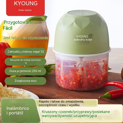 🔥 🥗Kup 1, drugi GRATIS! ✨ Bezprzewodowy mini rozdrabniacz do żywności