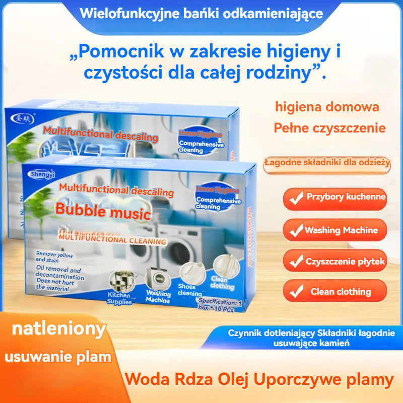 🔥【30/60/90 sztuk】✨【Szybkie czyszczenie】🔥Wielofunkcyjne musujące tabletki czyszczące do użytku domowego