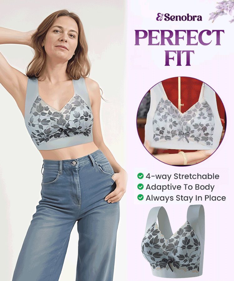 【3/6 piezas】Sujetador de encaje talla grande M-4XL, sin aro de acero, espalda deslumbrante, sexy y transpirable, sin costuras, 【40-100 kg】