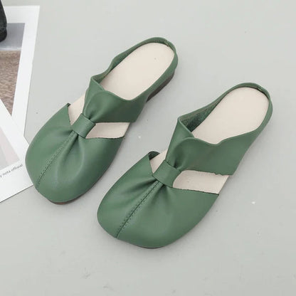 【Rabat 50%】【35-42】Sandały retro damskie letnie płaskie kapcie