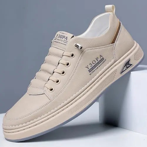 【39-44】2026 Męskie oddychające skórzane buty biznesowe casual