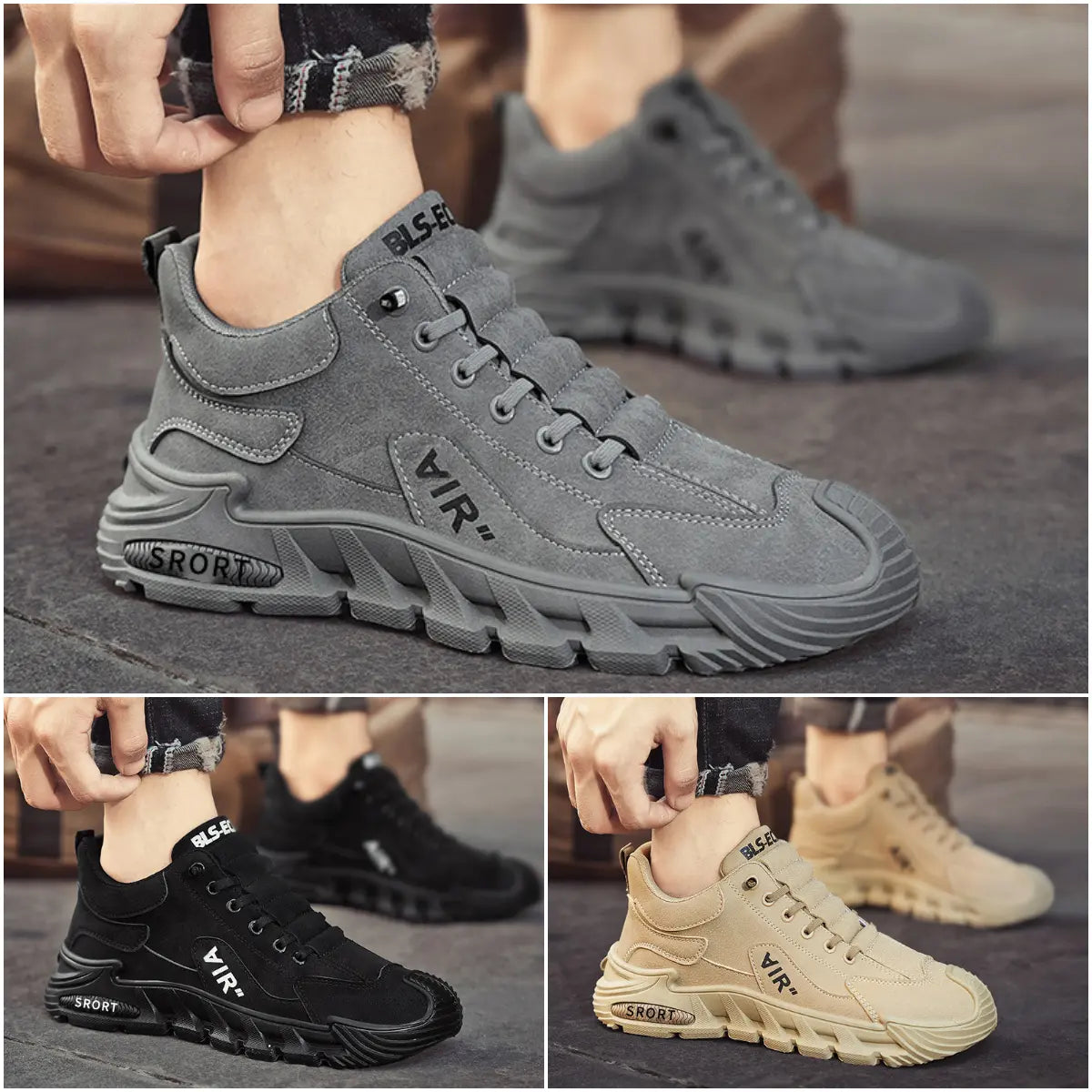 🔥✨【Último día, 50% de descuento】🥾【39-44】Zapatos casuales de hombre de nuevo estilo, transpirables y cómodos, tela impermeable