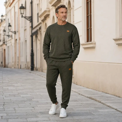 🔥【Jesienne nowości】Wygodny Męski Komplet Casual – Bluza z Długim Rękawem + Spodnie【Płatność przy odbiorze】
