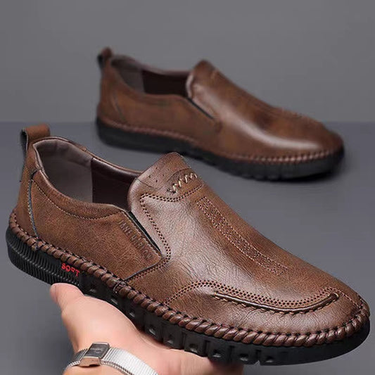 🎁【50% OFF】👞【39-44】2025 pantofi sport casual pentru bărbați, din piele naturală, cu talpă moale, antiderapantă, respirabilă