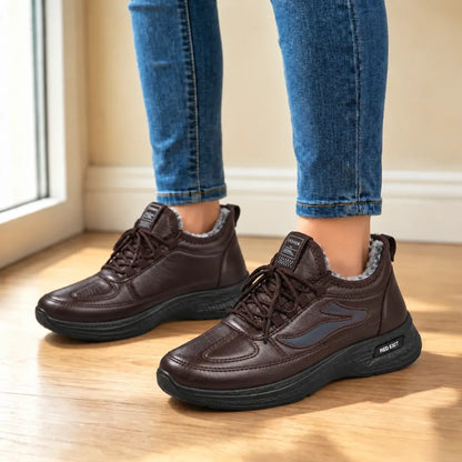 【1 par, tallas 39–45】Botas de invierno para hombre con un grueso forro polar: suaves, ligeras y antideslizantes.