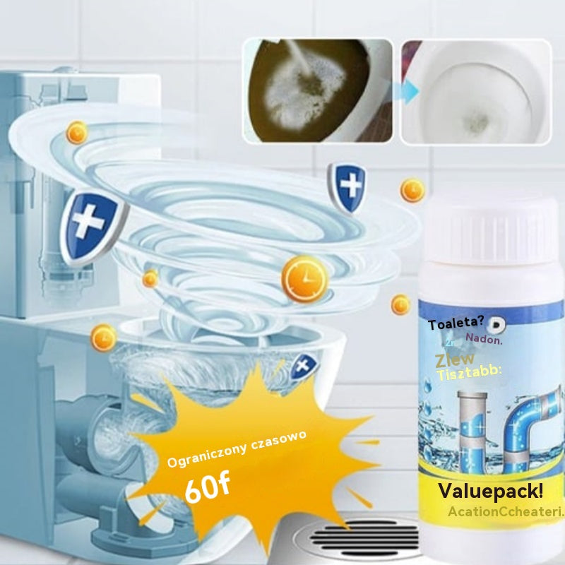 🛁💦【50%OFF】🌟Środek do czyszczenia zlewów i odpływów - Gęsta piana z ekstraktów i rozkładających się enzymów.