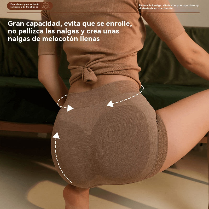 🍓【Set od 4 dijela】Visoko strukirano antibakterijsko svileno donje rublje🍑 Nježna kontrola trbuha, udobno i prozračno, podiže i oblikuje stražnjicu✨💖