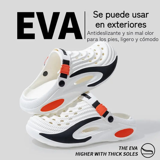 🔥【Rabat 50%】👟 🌬️ Sandalias universales para hombre con suela gruesa de EVA: antideslizantes, superligeras y transpirables, ideales para la playa, el deporte y el uso diario 🏃‍♂️