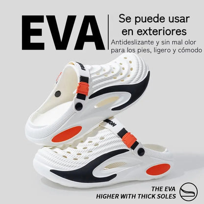 🔥【Rabat 50%】👟 🌬️ Sandalias universales para hombre con suela gruesa de EVA: antideslizantes, superligeras y transpirables, ideales para la playa, el deporte y el uso diario 🏃‍♂️