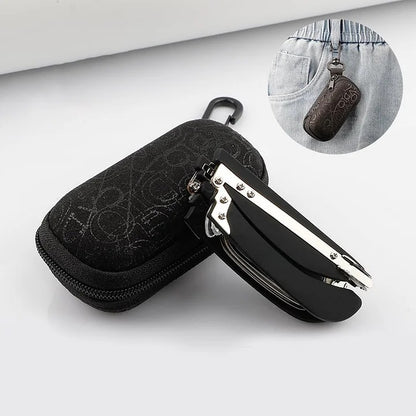 🔥【Kupite 1, dobijte 1 gratis】Sklopive naočale za čitanje s anti-plavim svjetlom i futrolom