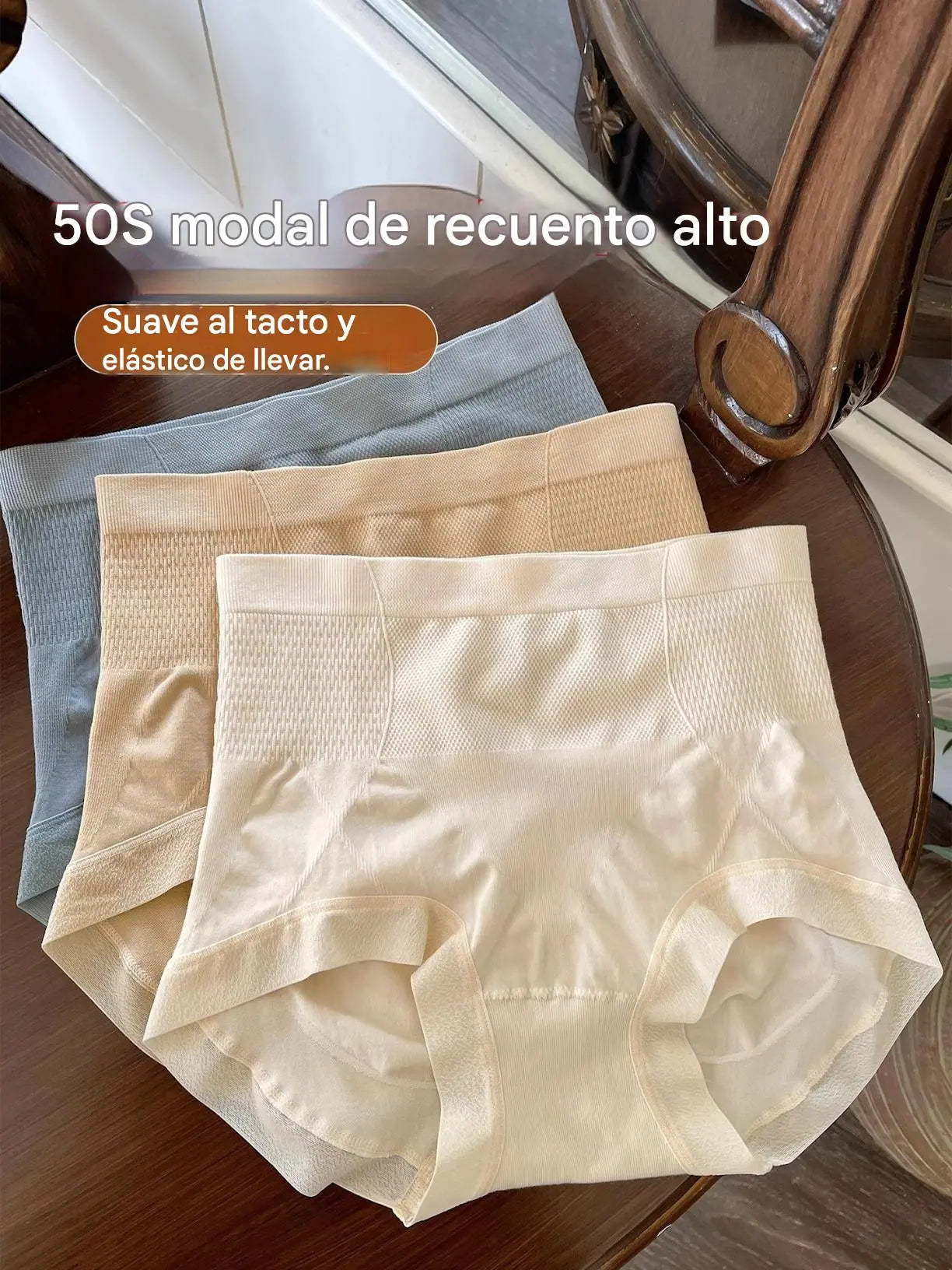 🔥【Juego de 7 piezas】🔥【40-90 kg】Ropa interior adelgazante de cintura alta sin costuras para mujer