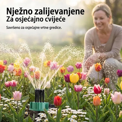 ✨ Automatski vrtni raspršivač s više glava od 360°