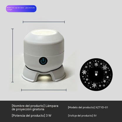 obrotowy projektor led dynamiczny