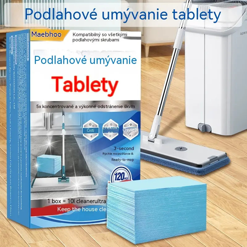 💦🏡【120 obrúskov】Vo vode rozpustné obrúsky na čistenie podláh