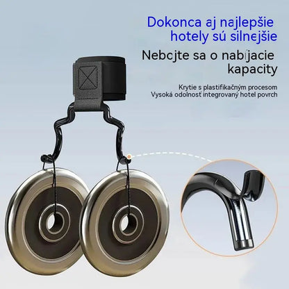 Sada 2 fitness hákov pre kulturistiku a vzpieranie, 125 mm rozšírená podpora, protišmykové popruhy na zápästie, nosnosť 250 kg pre príťahy a mŕtve ťahy