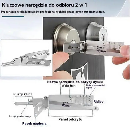 🔐Specjalne promocje w tym tygodniu🔑 - 50% zniżki🔥Dekoder kluczy ze stali nierdzewnej
