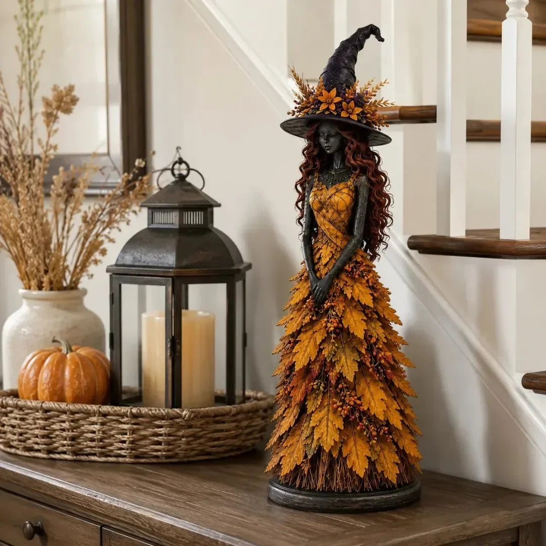 🧙‍♀️🔥Hit Sprzedaży 【Rabat 50%】 Zaczarowana figurka jesiennej wiedźmy