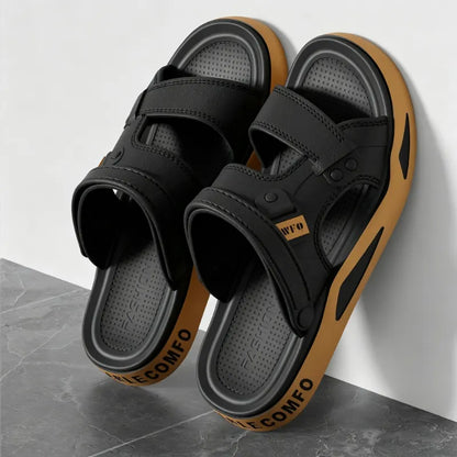 👍【50% de descuento】Nuevas sandalias antideslizantes de talla grande para hombre (modelo 2026) – Ideales para exteriores, la playa y uso en interiores.