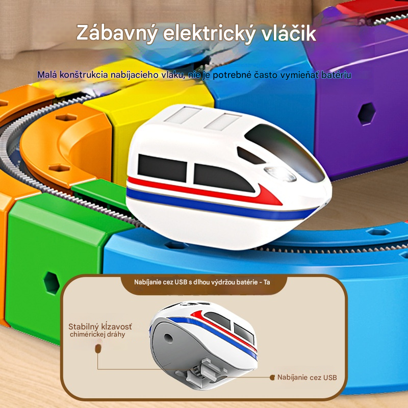 🔥Top hit【Zľava 50%】🎁🚄 Elektrická železnica - Rozvíja kreativitu a logické myslenie 🎨🧠