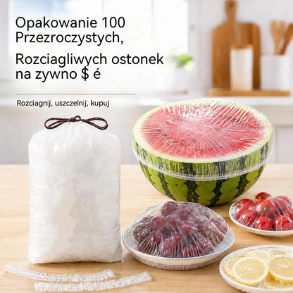 [200 arkuszy w opakowaniu] Jednorazowa folia spożywcza, odpowiednia do pojemników i żywności. Charakteryzuje się doskonałą przyczepnością, dobrymi właściwościami uszczelniającymi i jest łatwa w użyciu.