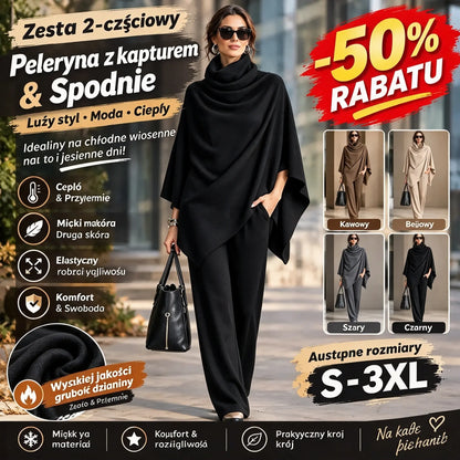 ❄️✨ Zestaw damski z imitacją zamszu — Ciepły, elegancki i prosty, idealny na zimowe stylizacje 💃🧥